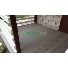 Террасная доска MasterDeck Classic Узкий вельвет (Антрацит)