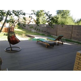 Террасная доска MasterDeck Slim (Антрацит)