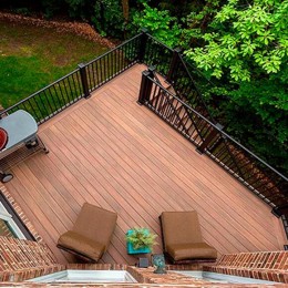 Террасная доска из ДПК CM Decking Mix (Мербау)