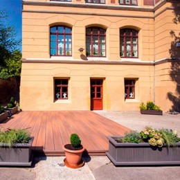 Террасная доска из ДПК CM Decking Mix (Мербау)