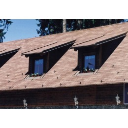 Гибкая черепица Ruflex Tab Темный шоколад