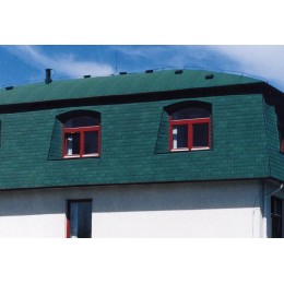 Гибкая черепица Ruflex Tab Темный шоколад