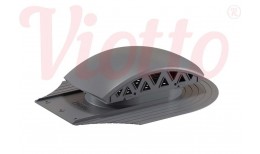 Выход вентиляции канализации для мягкой кровли при монтаже. Черепаха