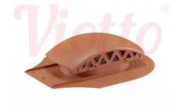 Выход вентиляции канализации для мягкой кровли при монтаже. Черепаха