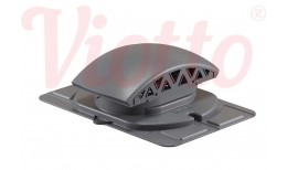 Вентилятор подкровельного пространства с универсальным проходным элементом. Черепаха