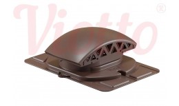 Вентилятор подкровельного пространства с универсальным проходным элементом. Черепаха