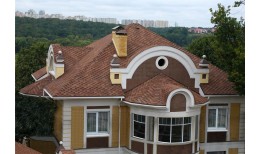 Гибкая черепица Ruflex Mint Красный