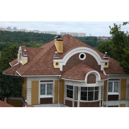 Гибкая черепица Ruflex Mint Красный