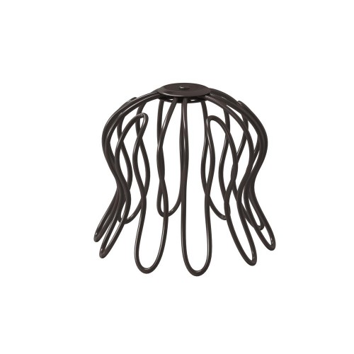Защитная сетка для воронки желоба (Паук) 90/125 Премиум (Тёмно-коричневый) Aquasystem (Аквасистем)