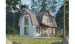 Сайдинг Standard, Ёлочка, голубика