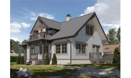 Сайдинг Standard, Ёлочка, голубика