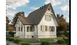 Внешний угол желоба 90° Standard, серый