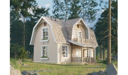 Сайдинг Premium, Корабельный брус, персик