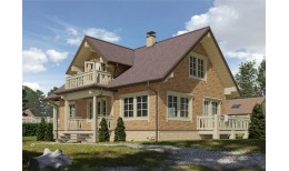 Фасадная панель Stein, осенний лес