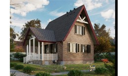 Фасадная панель Stein, тёмный орех