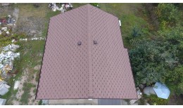 Гибкая черепица Standard, Сота, Красный