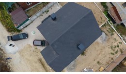 Гибкая черепица Standard, Сота, Серый