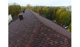 Гибкая черепица Standard, Тетрис, Коричневый