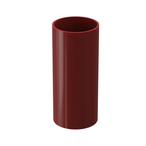 Труба водосточная 1 м Standard, красный