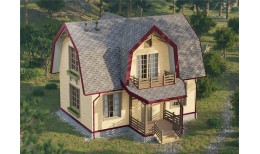 Внешний угол желоба 90° Standard, красный