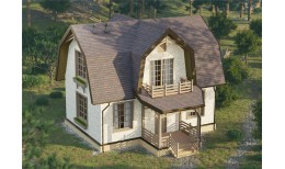 Внешний угол желоба 90° Standard, светло-коричневый