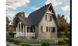 Фасадная панель Сланец, куршевель