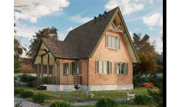 Фасадная панель Флемиш, красный жженый