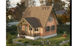 Фасадная панель Флемиш, красный жженый