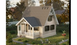 Софит Lux, T4 с центральной перфорацией, канадская береза