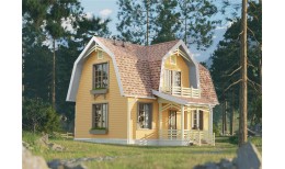 Сайдинг Premium, Брус, манго