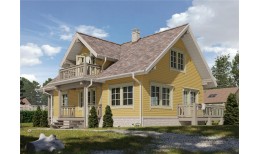 Сайдинг Premium, Блок-Хаус, манго