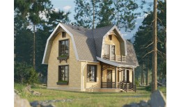 Софит Lux, T4 с центральной перфорацией, кедр