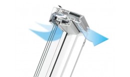 Пластиковое мансардное окно PTP-V U4