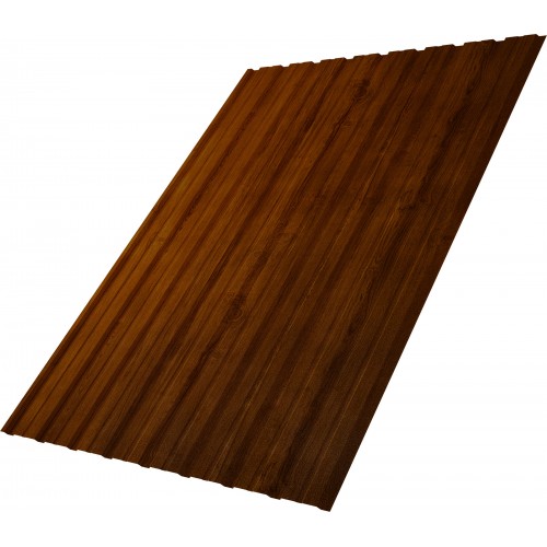 Профнастил C10B фигурный 0,4 Print Premium Golden Wood Intense FTC