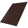 Профнастил С20R Grand Line 0,45 ПЭ матовый с пленкой RAL 8017 шоколад