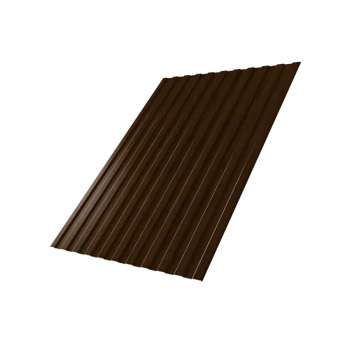 Профнастил С8A v03 0,45 Print Elite Choco Wood TwinColor