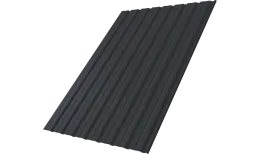 Профнастил С10R Grand Line 0,45 ПЭ матовый RAL 7024 мокрый асфальт
