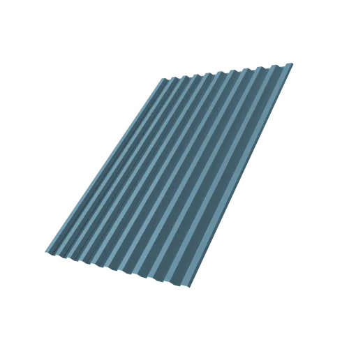 Профнастил С21R 0,45 Drap TX RAL 5024 пастельно-синий