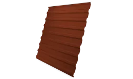 Профнастил C20B 0,45 Drap TR с пленкой RAL 8004 терракота