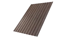 Профнастил С8A v02 Grand Line 0,45 Print Elite с пленкой White Wood TwinColor