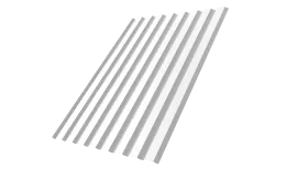 Профнастил С20A 0,5 PE RAL 9003 сигнальный белый