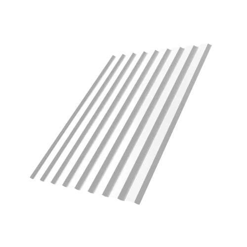 Профнастил С20A 0,5 PE RAL 9003 сигнальный белый