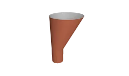 Воронка водосборная Vortex Проект 146мм RAL 8004 терракота