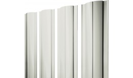 Штакетник Круглый с прямым резом Grand Line 0,45 ПЭ RAL 9002 светло-серый