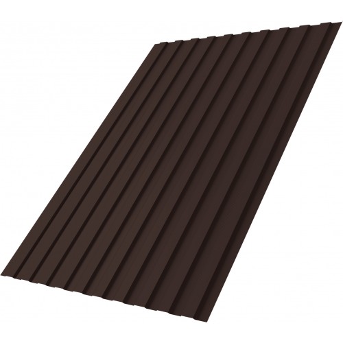 Профнастил С8B v03 Grand Line 0,5 Drap TX RAL 8017 шоколад