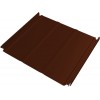 Кликфальц Double Pro Line Grand Line 0,45 ПЭ с пленкой на замках RAL 3009 оксидно-красный