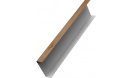 Декоративная накладка к столбу 60х60 для забора жалюзи Grand Line 0,45 Принт Премиум Сосна Фреш (2м)