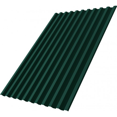 Профнастил С21R Grand Line 0,7 ПЭ слим RAL 6005 зеленый мох