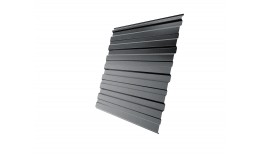 Профнастил C10R 0,5 Satin Matt RAL 7024 мокрый асфальт