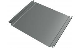 Кликфальц Double Pro Grand Line 0,45 ПЭ с пленкой на замках RAL 7005 мышино-серый